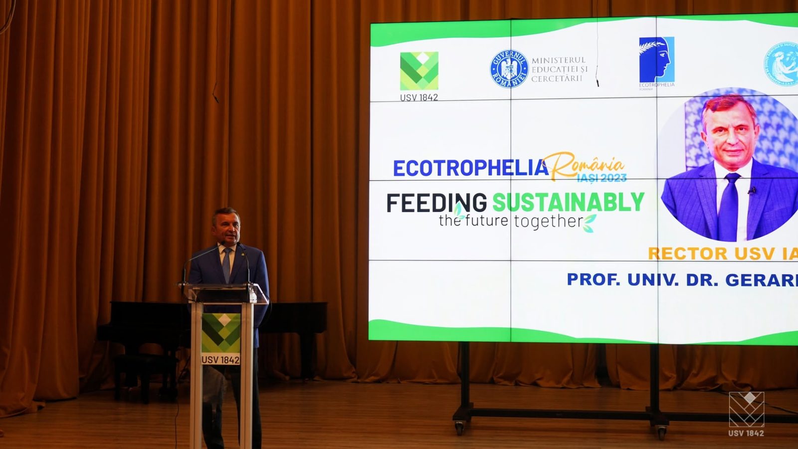 Discursul rectorului USV Iași la deschiderea oficială a competiției