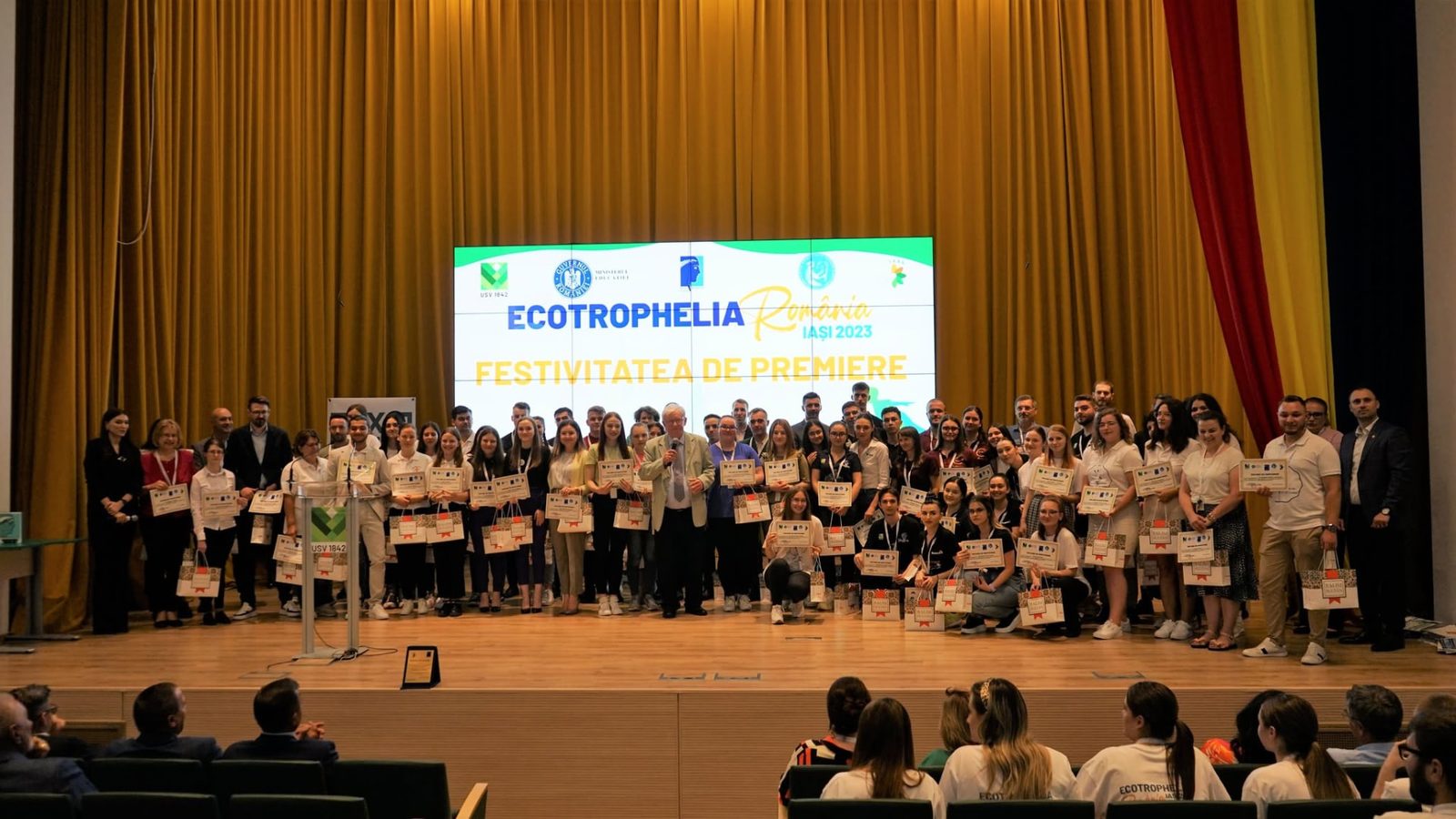 Festivitatea de premiere în Aula Magna „Haralamb Vasiliu”